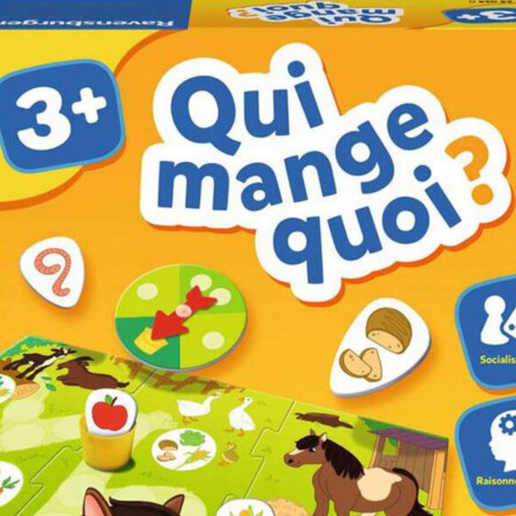 New Sealed Ravensburger Game Jeu Qui Mange Quoi? (Who eats what?) French - Picture 5 of 10